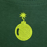 Big Bombs - Green - Collared Sweatshirt