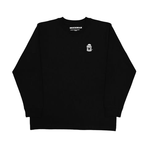 Heavy Oversized L/S T - Black