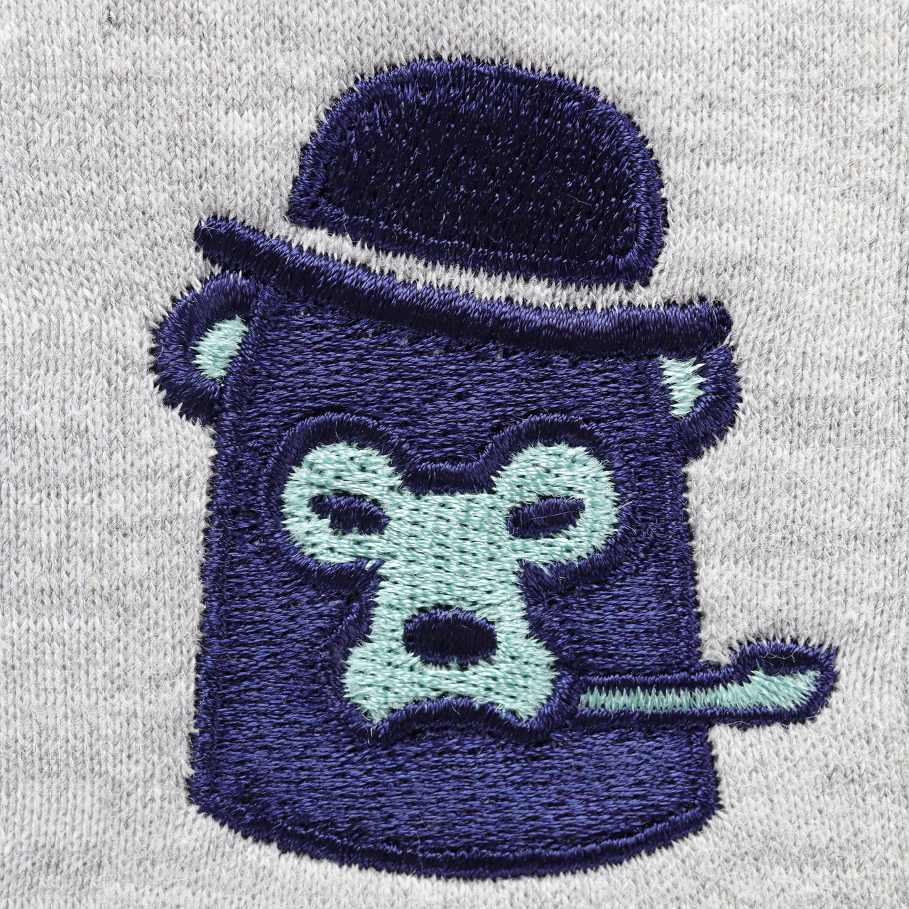 Navy Teal Bear - Sweatshirt