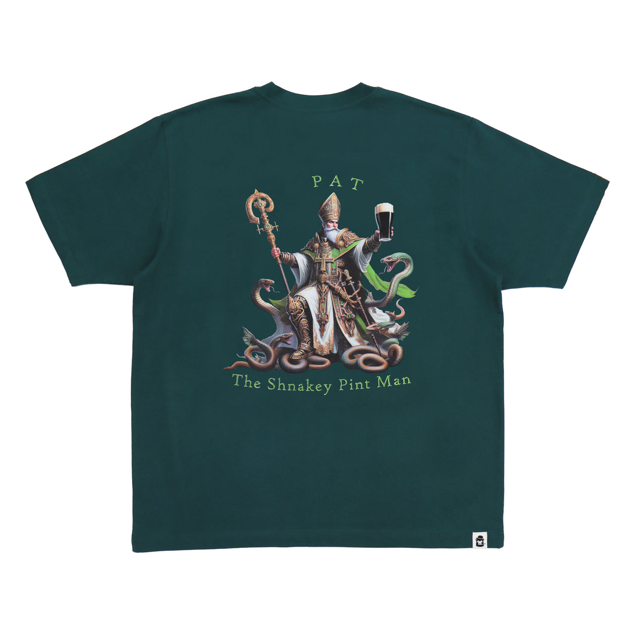 Pat the Shnakey Pint Man - Green T-Shirt