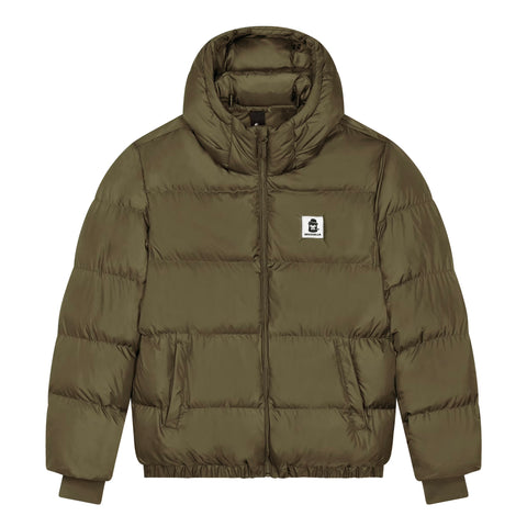 Recycled Puffer Jacket - Olive