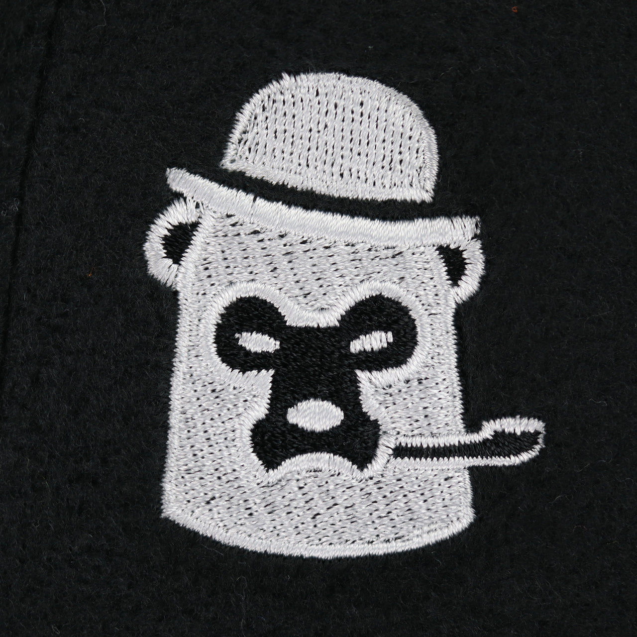 Polar Fleece - Half Zip - Black/Silver