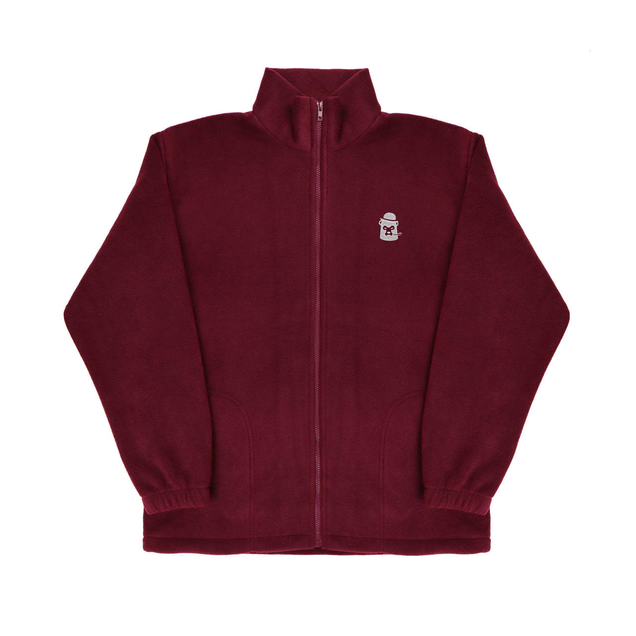 Polar Fleece - Full Zip - Burgundy