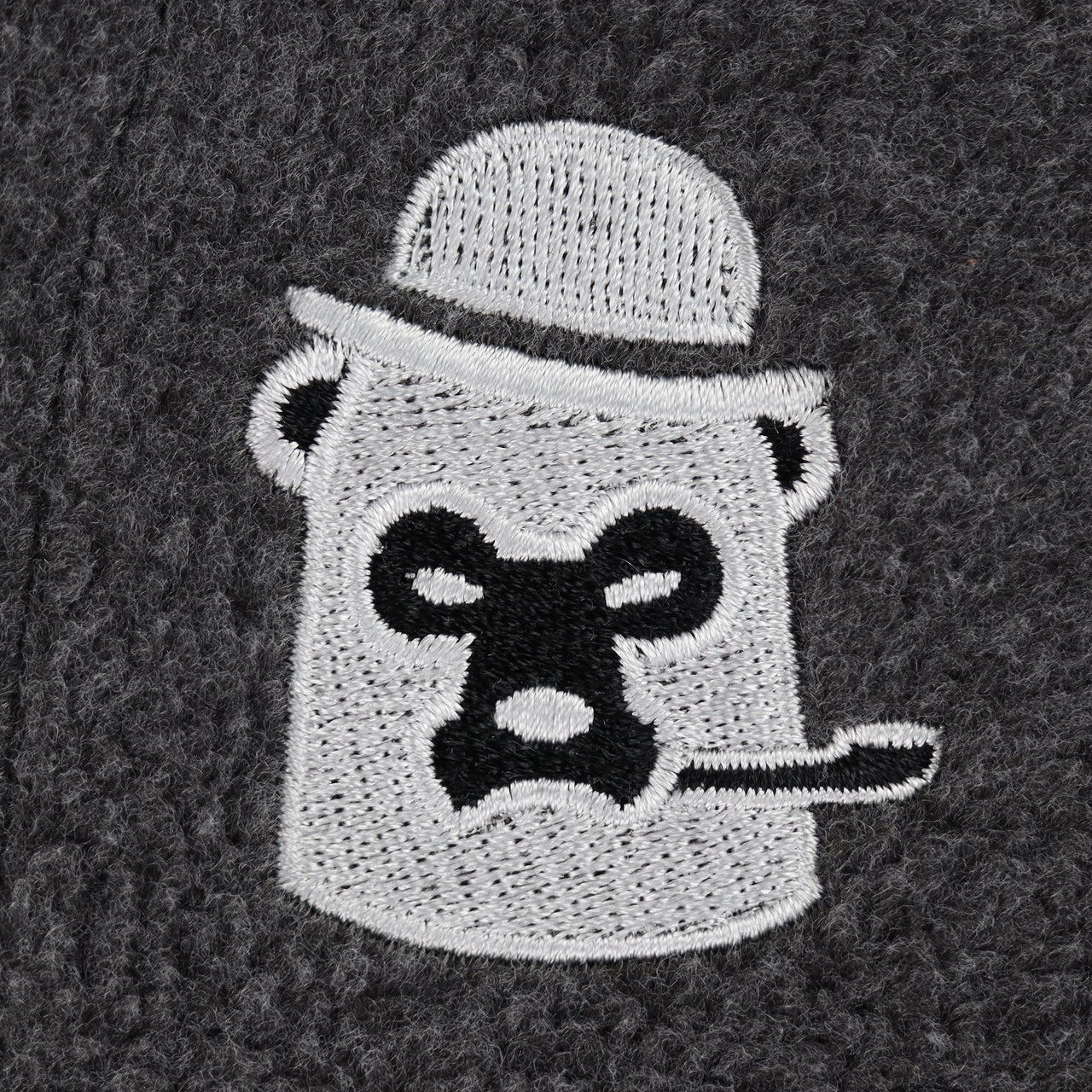 Polar Fleece - Half Zip - Grey/Silver