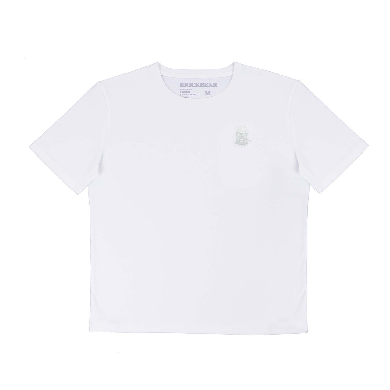 Ladies White T-Shirt - White Bear