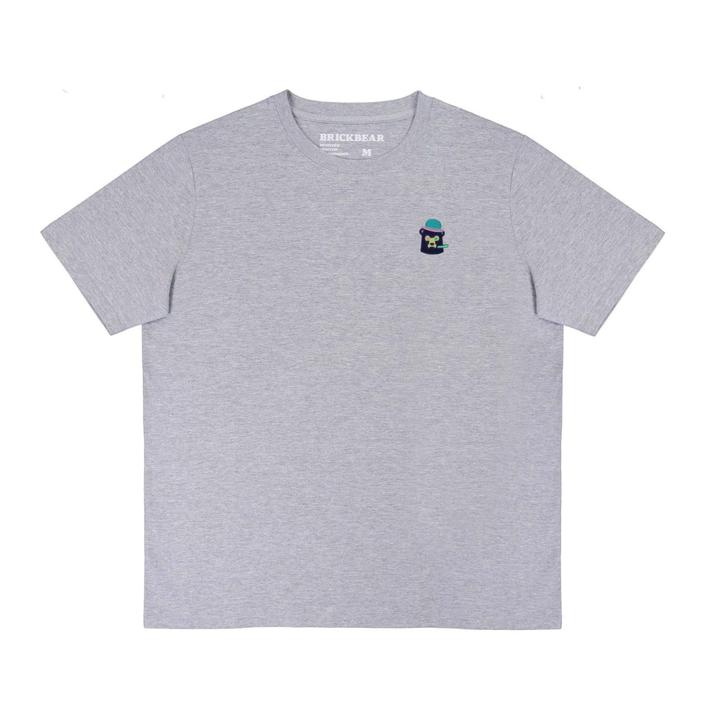 Clown Bear - Grey T-Shirt
