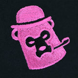 Pink Bear - Black T-Shirt