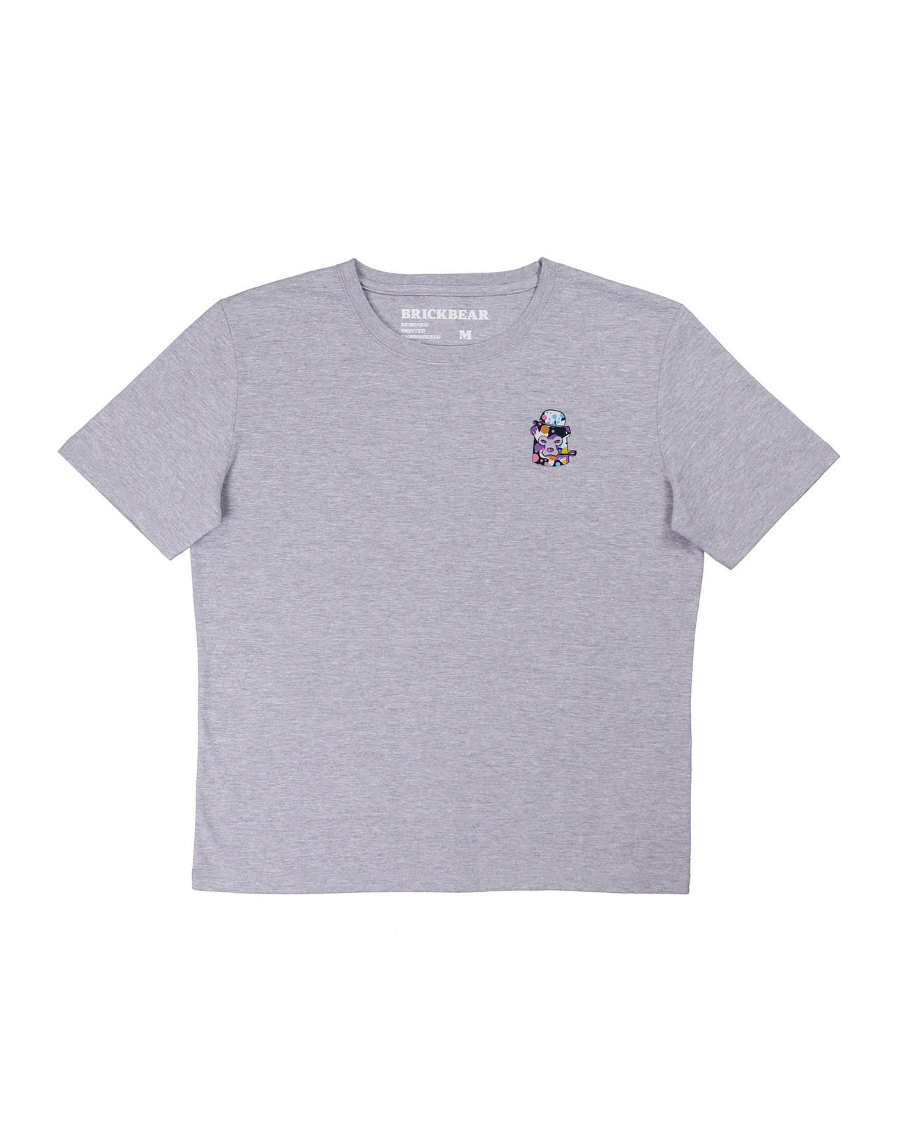 Ladies Grey T - Tulip Bear